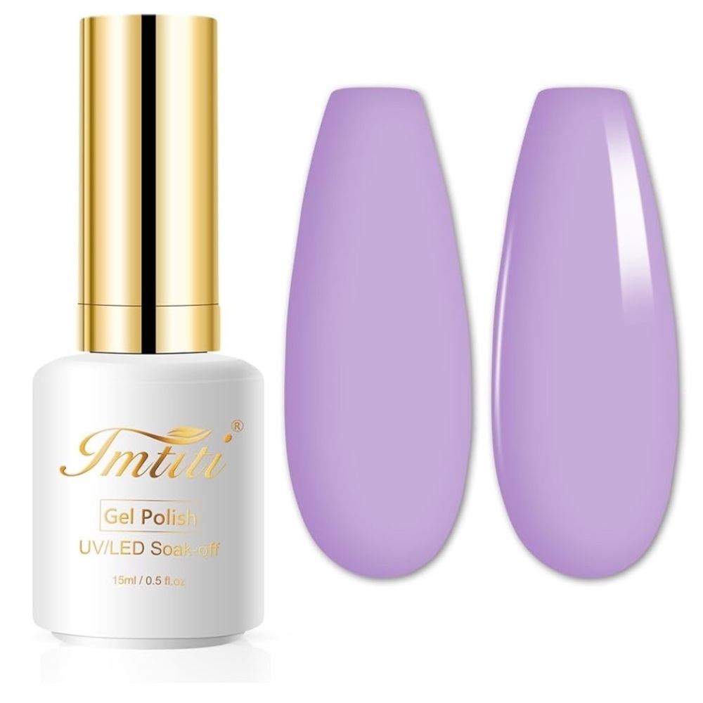Purple Gel Nail Polish LED Women’s Skin Nails